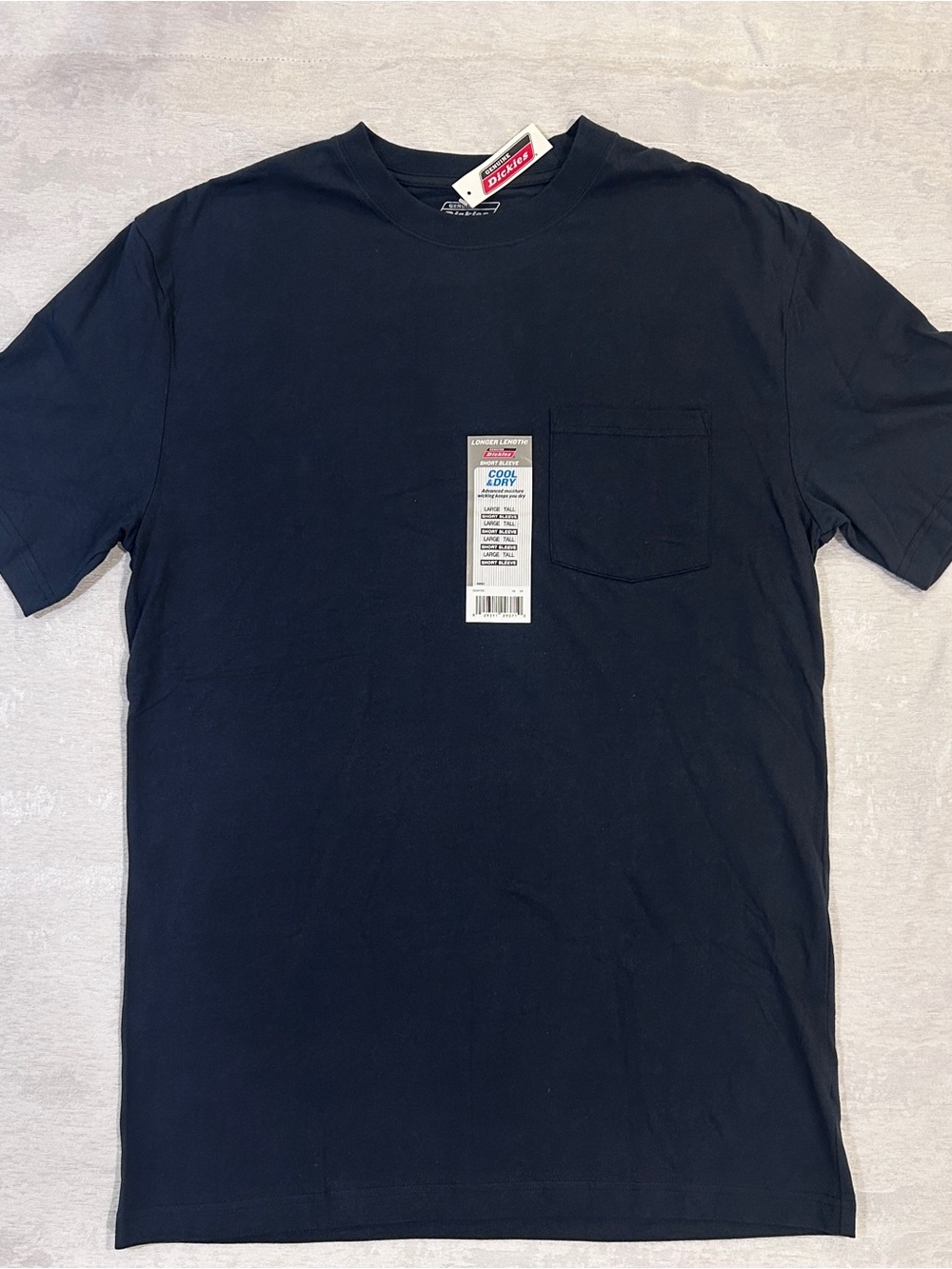 Dickies Mens Large Tall LT Heavyweight Short Sleeve Solid Work Shirt